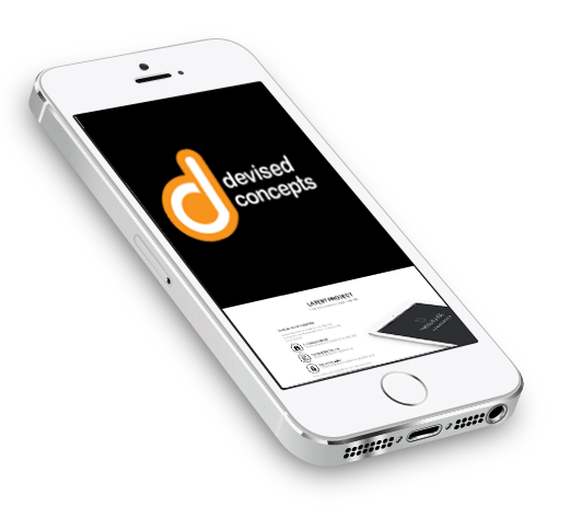 website displayed on a mobile phone